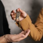 giving keys to a buyer